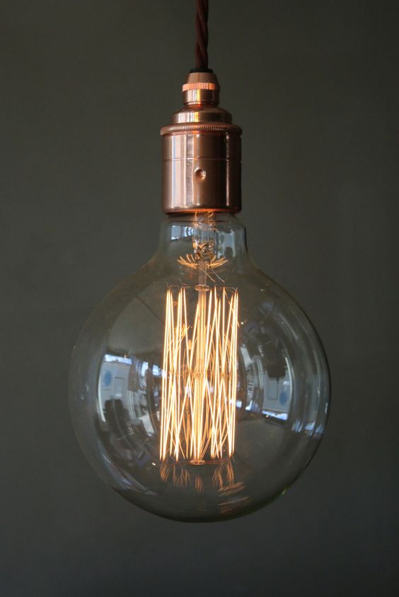 Edison light bulb