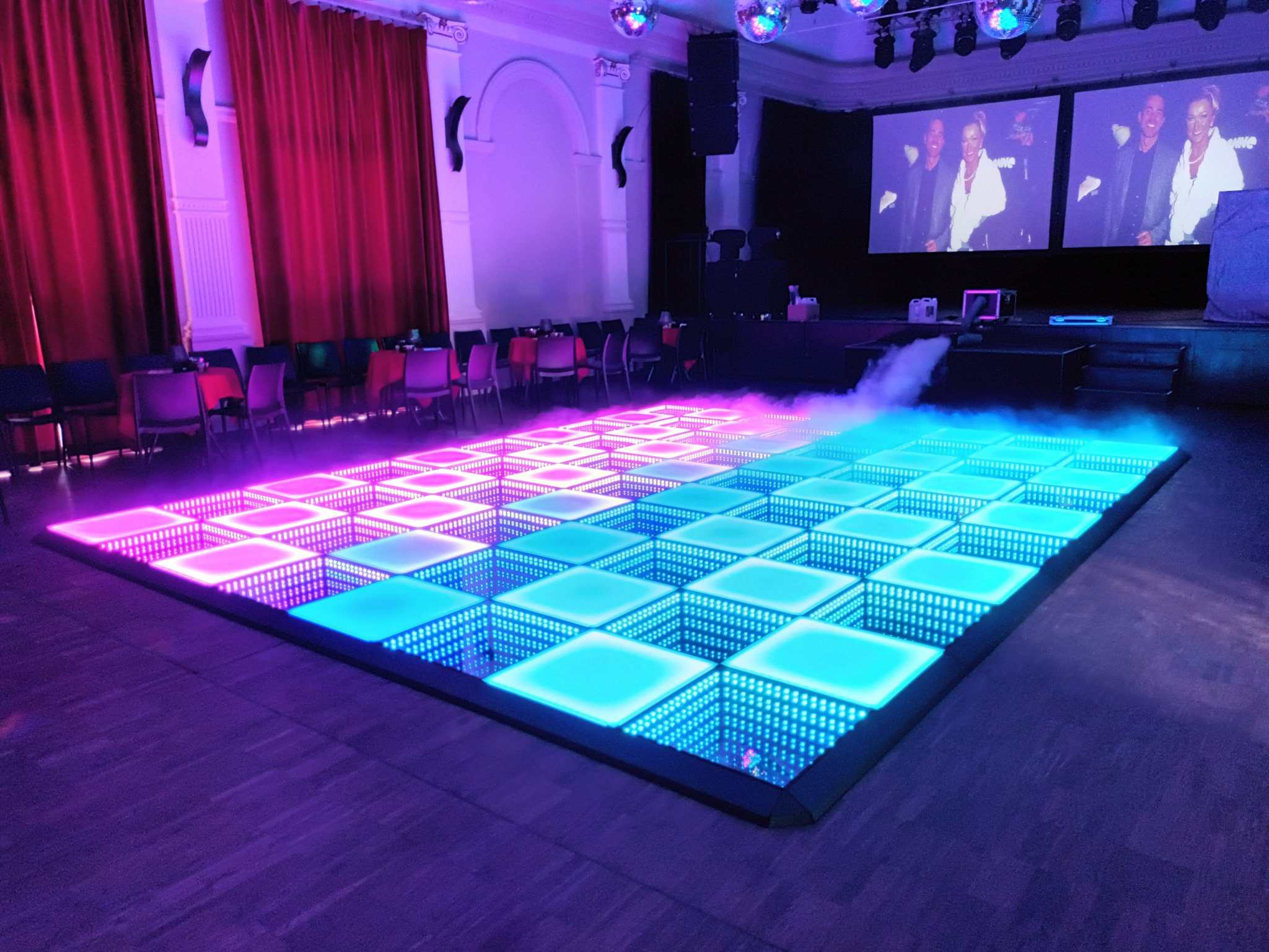 LED-dansvloer